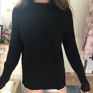 Black turtle neck